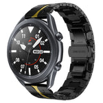 裝甲不鏽鋼金屬錶帶，適用於 Samsung Galaxy watch3 45mm，Samsung Galaxy watch 46mm，Samsung Gear S3 Classic，Samsung Gear S3 Frontier