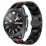 裝甲不鏽鋼金屬錶帶，適用於 Samsung Galaxy watch3 45mm，Samsung Galaxy watch 46mm，Samsung Gear S3 Classic，Samsung Gear S3 Frontier