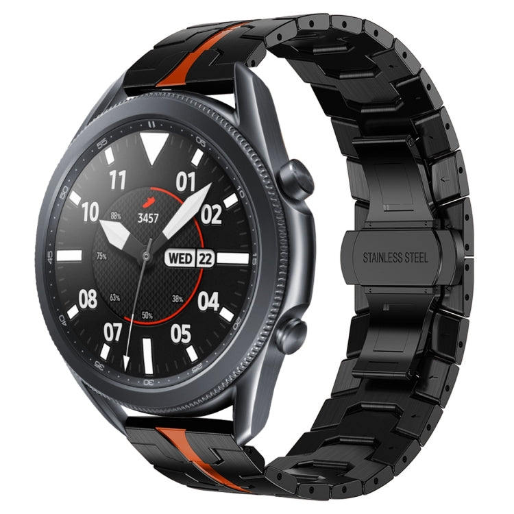 裝甲不鏽鋼金屬錶帶，適用於 Samsung Galaxy watch3 45mm，Samsung Galaxy watch 46mm，Samsung Gear S3 Classic，Samsung Gear S3 Frontier