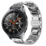 裝甲不鏽鋼金屬錶帶，適用於 Samsung Galaxy watch3 45mm，Samsung Galaxy watch 46mm，Samsung Gear S3 Classic，Samsung Gear S3 Frontier