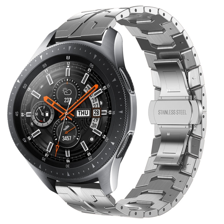 裝甲不鏽鋼金屬錶帶，適用於 Samsung Galaxy watch3 45mm，Samsung Galaxy watch 46mm，Samsung Gear S3 Classic，Samsung Gear S3 Frontier
