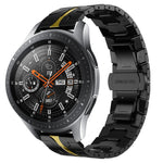 裝甲不鏽鋼金屬錶帶，適用於 Samsung Galaxy watch3 45mm，Samsung Galaxy watch 46mm，Samsung Gear S3 Classic，Samsung Gear S3 Frontier