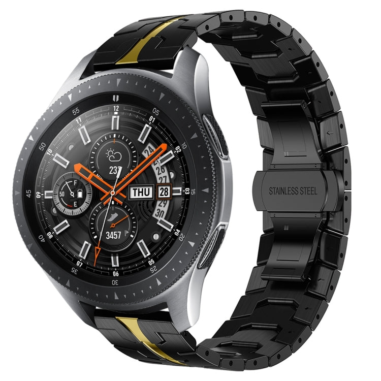 裝甲不鏽鋼金屬錶帶，適用於 Samsung Galaxy watch3 45mm，Samsung Galaxy watch 46mm，Samsung Gear S3 Classic，Samsung Gear S3 Frontier