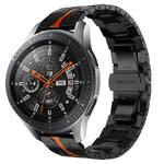 裝甲不鏽鋼金屬錶帶，適用於 Samsung Galaxy watch3 45mm，Samsung Galaxy watch 46mm，Samsung Gear S3 Classic，Samsung Gear S3 Frontier