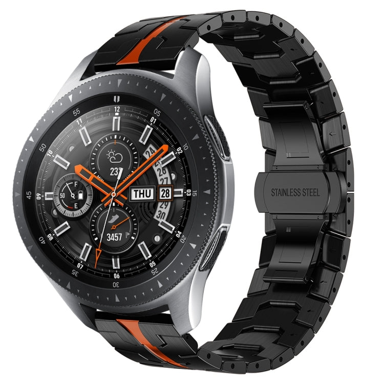 裝甲不鏽鋼金屬錶帶，適用於 Samsung Galaxy watch3 45mm，Samsung Galaxy watch 46mm，Samsung Gear S3 Classic，Samsung Gear S3 Frontier