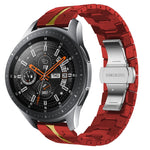 裝甲不鏽鋼金屬錶帶，適用於 Samsung Galaxy watch3 45mm，Samsung Galaxy watch 46mm，Samsung Gear S3 Classic，Samsung Gear S3 Frontier