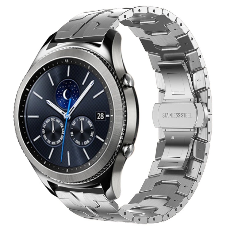 裝甲不鏽鋼金屬錶帶，適用於 Samsung Galaxy watch3 45mm，Samsung Galaxy watch 46mm，Samsung Gear S3 Classic，Samsung Gear S3 Frontier
