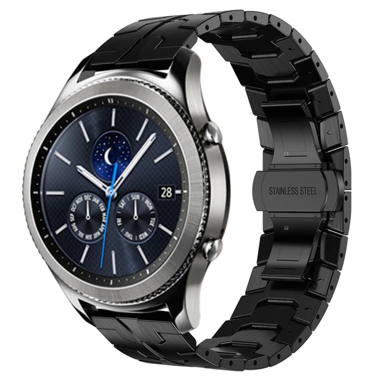 裝甲不鏽鋼金屬錶帶，適用於 Samsung Galaxy watch3 45mm，Samsung Galaxy watch 46mm，Samsung Gear S3 Classic，Samsung Gear S3 Frontier