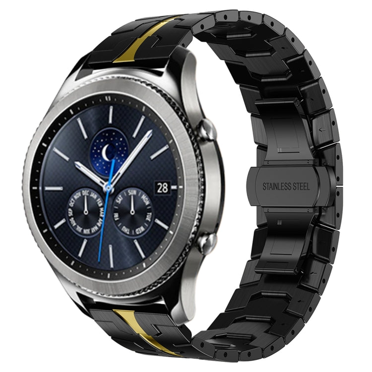 裝甲不鏽鋼金屬錶帶，適用於 Samsung Galaxy watch3 45mm，Samsung Galaxy watch 46mm，Samsung Gear S3 Classic，Samsung Gear S3 Frontier
