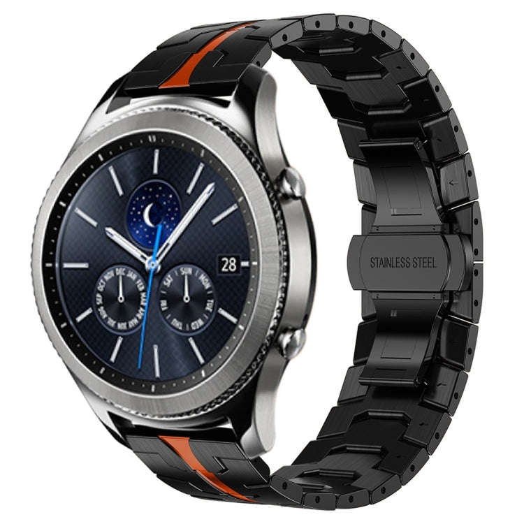裝甲不鏽鋼金屬錶帶，適用於 Samsung Galaxy watch3 45mm，Samsung Galaxy watch 46mm，Samsung Gear S3 Classic，Samsung Gear S3 Frontier