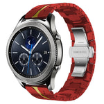 裝甲不鏽鋼金屬錶帶，適用於 Samsung Galaxy watch3 45mm，Samsung Galaxy watch 46mm，Samsung Gear S3 Classic，Samsung Gear S3 Frontier