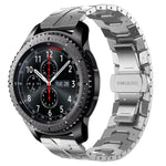 裝甲不鏽鋼金屬錶帶，適用於 Samsung Galaxy watch3 45mm，Samsung Galaxy watch 46mm，Samsung Gear S3 Classic，Samsung Gear S3 Frontier