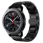 裝甲不鏽鋼金屬錶帶，適用於 Samsung Galaxy watch3 45mm，Samsung Galaxy watch 46mm，Samsung Gear S3 Classic，Samsung Gear S3 Frontier