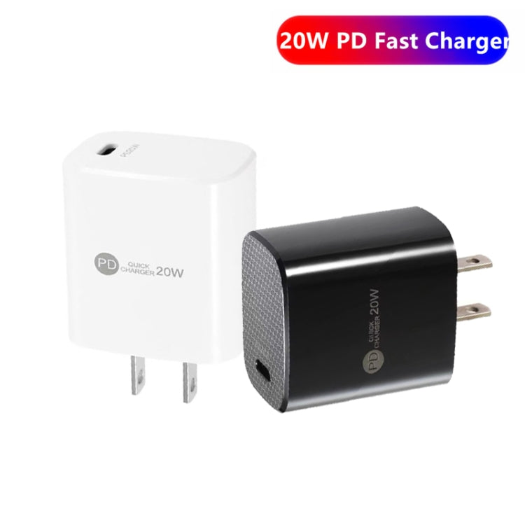 PD11 Mini 單埠 PD3.0 USB-C / Type-C 20W 快速充電器，適用 iPhone / iPad 系列，美規插頭，美規插頭