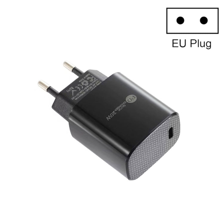 PD11 Mini 單埠 PD3.0 USB-C / Type-C 20W 快速充電器，適用 iPhone / iPad 系列，歐規插頭，歐規插頭