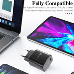 PD11 Mini 單埠 PD3.0 USB-C / Type-C 20W 快速充電器，適用 iPhone / iPad 系列，歐規插頭，歐規插頭