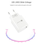 PD11 單埠 PD3.0 USB-C / Type-C 20W 快速充電器，附 1 米 Type-C 轉 8 Pin 數據線，歐規插頭，歐規插頭 + Type-C 轉 8 Pin 線