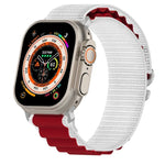 雙色尼龍錶帶，適用於 Apple Watch Ultra 49mm，適用於 Apple Watch Series 8&7 45mm/SE 2&6&SE&5&4 44mm，適用於 Apple Watch Series 8&7 41mm/SE 2&6&SE&5&4 40mm