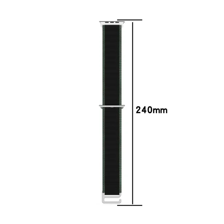 雙色尼龍錶帶，適用於 Apple Watch Ultra 49mm，適用於 Apple Watch Series 8&7 45mm/SE 2&6&SE&5&4 44mm，適用於 Apple Watch Series 8&7 41mm/SE 2&6&SE&5&4 40mm