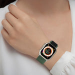 雙色尼龍錶帶，適用於 Apple Watch Ultra 49mm，適用於 Apple Watch Series 8&7 45mm/SE 2&6&SE&5&4 44mm，適用於 Apple Watch Series 8&7 41mm/SE 2&6&SE&5&4 40mm