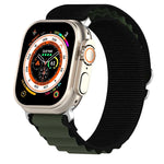 雙色尼龍錶帶，適用於 Apple Watch Ultra 49mm，適用於 Apple Watch Series 8&7 45mm/SE 2&6&SE&5&4 44mm，適用於 Apple Watch Series 8&7 41mm/SE 2&6&SE&5&4 40mm