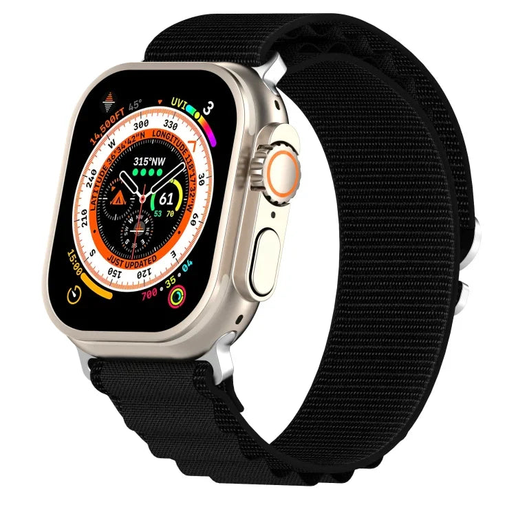 雙色尼龍錶帶，適用於 Apple Watch Ultra 49mm，適用於 Apple Watch Series 8&7 45mm/SE 2&6&SE&5&4 44mm，適用於 Apple Watch Series 8&7 41mm/SE 2&6&SE&5&4 40mm