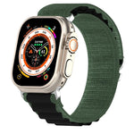 雙色尼龍錶帶，適用於 Apple Watch Ultra 49mm，適用於 Apple Watch Series 8&7 45mm/SE 2&6&SE&5&4 44mm，適用於 Apple Watch Series 8&7 41mm/SE 2&6&SE&5&4 40mm