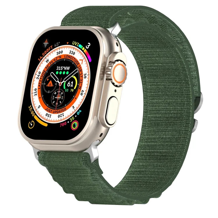 雙色尼龍錶帶，適用於 Apple Watch Ultra 49mm，適用於 Apple Watch Series 8&7 45mm/SE 2&6&SE&5&4 44mm，適用於 Apple Watch Series 8&7 41mm/SE 2&6&SE&5&4 40mm
