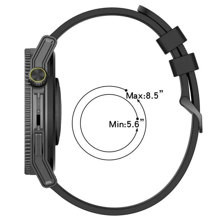 22mm Concave Striped Slicone Watch Band, For Samsung Galaxy Watch3 45mm, For Samsung Galaxy Watch 46mm, For Samsung Gear S3 Classic, For Samsung Gear S3 Frontier