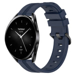 22mm Concave Striped Slicone Watch Band, For Xiaomi Watch S2 42mm, For Xiaomi Watch S2 46mm, For Xiaomi MI Watch S1, For Xiaomi MI Watch S1 Pro