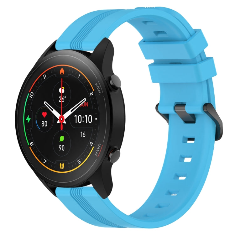 22mm Concave Striped Slicone Watch Band, For Xiaomi Watch S2 42mm, For Xiaomi Watch S2 46mm, For Xiaomi MI Watch S1, For Xiaomi MI Watch S1 Pro