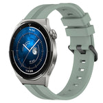22mm Concave Striped Slicone Watch Band, For Huawei Watch GT3 Pro 46mm, For Huawei Watch Buds, For Huawei Watch 3 Pro New, For Huawei Watch GT3 46mm