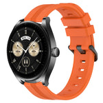 22mm Concave Striped Slicone Watch Band, For Huawei Watch GT3 Pro 46mm, For Huawei Watch Buds, For Huawei Watch 3 Pro New, For Huawei Watch GT3 46mm
