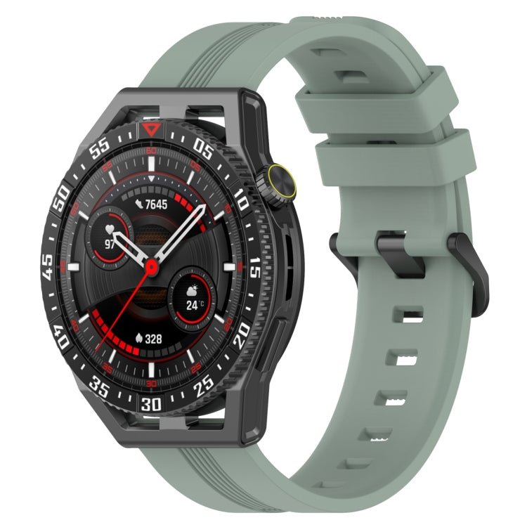 22mm Concave Striped Slicone Watch Band, For Honor Magic Watch 2 46mm, For Honor Watch Dream, For Huawei Watch GT3 SE