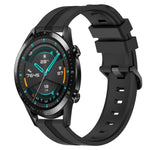 20mm Concave Striped Slicone Watch Band, For Huawei Watch GT3 Pro 43mm, For Huawei Watch GT3 42mm, For Huawei Watch GT2 42mm, For Huawei Watch 2