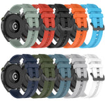 20mm Concave Striped Slicone Watch Band, For Amazfit GTS 4, For Amazfit GTS 3, For Amazfit GTS 2E, For Amazfit GTS 2 Mini