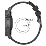 20mm 凹槽條紋矽膠錶帶，適用於 Samsung Galaxy Watch 6 40mm，Samsung Galaxy Watch 6 Classic 43mm