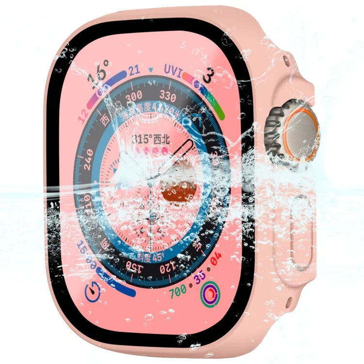 適用於 Apple Watch Ultra 3 / 2 / 1 49mm ENKAY Hat-Prince 防水全覆蓋 PC 框架 + 9H 鋼化玻璃保護殼