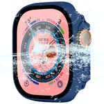 適用於 Apple Watch Ultra 3 / 2 / 1 49mm ENKAY Hat-Prince 防水全覆蓋 PC 框架 + 9H 鋼化玻璃保護殼