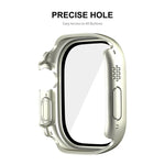 適用於 Apple Watch Ultra 3 / 2 / 1 49mm ENKAY Hat-Prince 防水全覆蓋 PC 框架 + 9H 鋼化玻璃保護殼