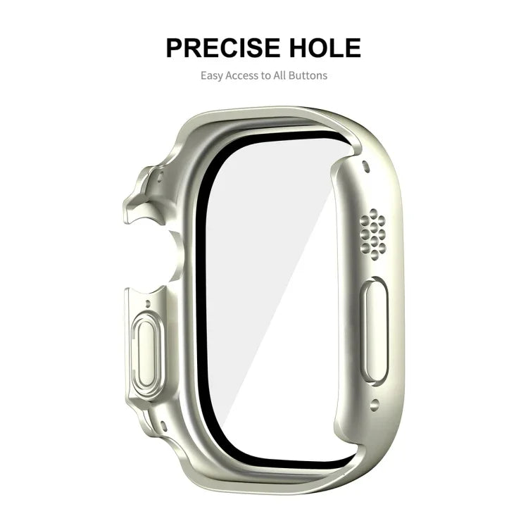 適用於 Apple Watch Ultra 3 / 2 / 1 49mm ENKAY Hat-Prince 防水全覆蓋 PC 框架 + 9H 鋼化玻璃保護殼