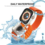 適用於 Apple Watch Ultra 3 / 2 / 1 49mm ENKAY Hat-Prince 防水全覆蓋 PC 框架 + 9H 鋼化玻璃保護殼