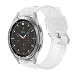 20mm 透明閃亮鑽石 TPU 錶帶，適用於 Samsung Galaxy Watch 3 41mm、Samsung Galaxy Watch 42mm、Samsung Galaxy Watch5 40mm / 44mm、Samsung Galaxy Watch5 Pro、Samsung Galaxy Watch4 / Watch4 Classic、Samsung Galaxy Watch3 4...