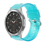 20mm 透明閃亮鑽石 TPU 錶帶，適用於 Samsung Galaxy Watch 3 41mm、Samsung Galaxy Watch 42mm、Samsung Galaxy Watch5 40mm / 44mm、Samsung Galaxy Watch5 Pro、Samsung Galaxy Watch4 / Watch4 Classic、Samsung Galaxy Watch3 4...