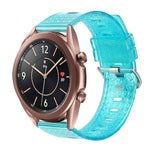 20mm 透明閃亮鑽石 TPU 錶帶，適用於 Samsung Galaxy Watch 3 41mm、Samsung Galaxy Watch 42mm、Samsung Galaxy Watch5 40mm / 44mm、Samsung Galaxy Watch5 Pro、Samsung Galaxy Watch4 / Watch4 Classic、Samsung Galaxy Watch3 4...