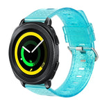 20mm 透明閃亮鑽石 TPU 錶帶，適用於 Samsung Galaxy Watch 3 41mm、Samsung Galaxy Watch 42mm、Samsung Galaxy Watch5 40mm / 44mm、Samsung Galaxy Watch5 Pro、Samsung Galaxy Watch4 / Watch4 Classic、Samsung Galaxy Watch3 4...