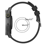 22毫米直立雙色矽膠錶帶，適用於 Samsung Galaxy Watch3 45毫米，Samsung Galaxy Watch 46毫米，Samsung Gear S3 Classic，Samsung Gear S3 Frontier
