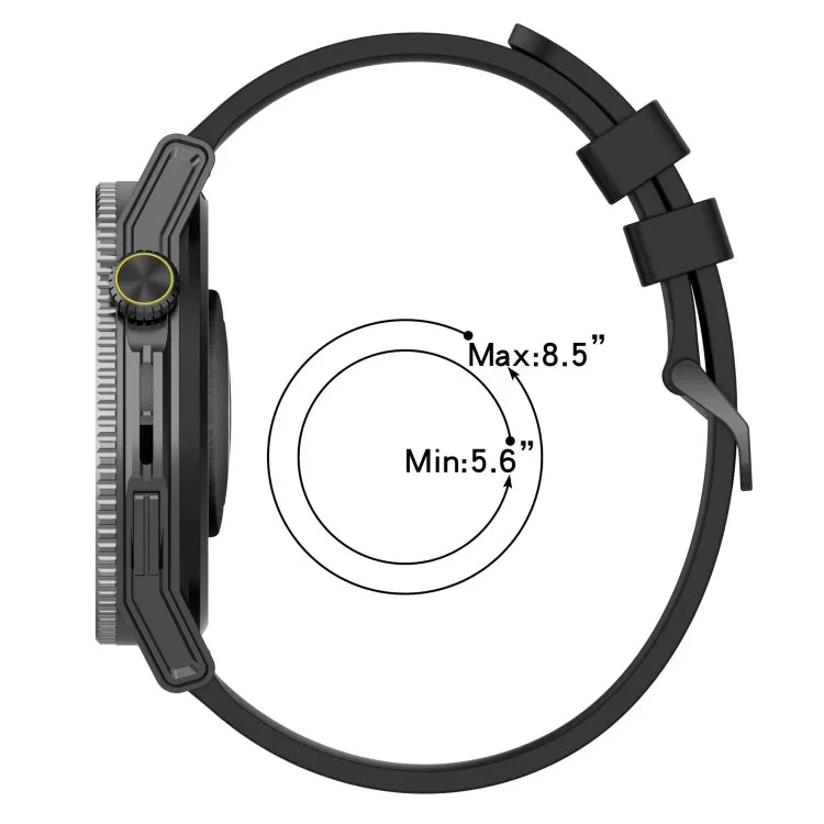 22毫米直立雙色矽膠錶帶，適用於 Samsung Galaxy Watch3 45毫米，Samsung Galaxy Watch 46毫米，Samsung Gear S3 Classic，Samsung Gear S3 Frontier
