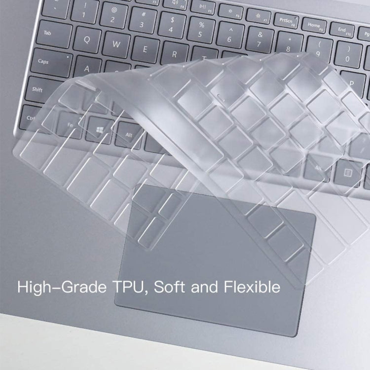 ENKAY 超薄軟性 TPU 鍵盤保護膜，適用於 Microsoft Surface Laptop 2/3/4/5 13.5 吋