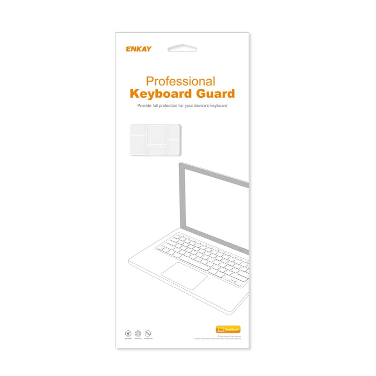 ENKAY 超薄軟性 TPU 鍵盤保護膜，適用於 Microsoft Surface Laptop 2/3/4/5 13.5 吋